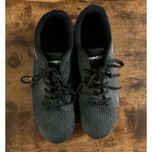 Brava Soccer Cleats Kids Youth Boys Size 6D Black  Leather Lace Up